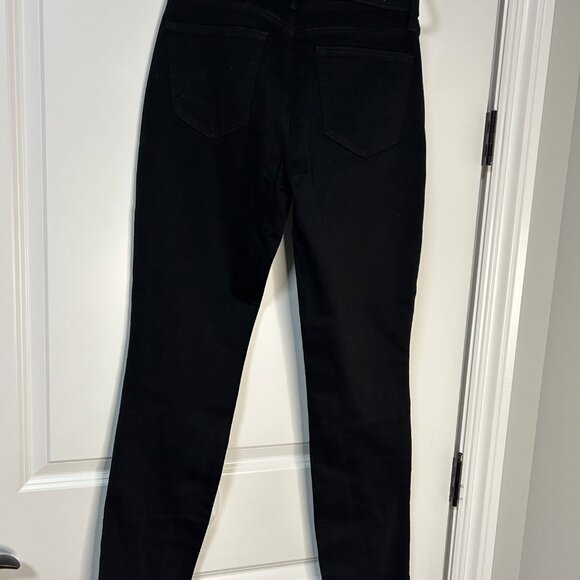 GAP Classic Straight Mid Rise Black Jeans Size 28/6R - Picture 3 of 3